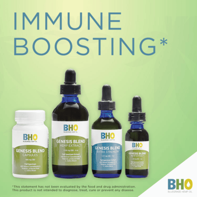 Experience the Immune Boosting Benefits Of Full Spectrum CBD OIl.